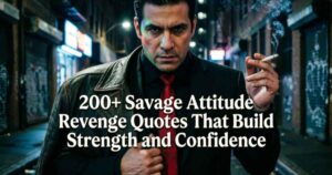 200+ Savage Attitude Revenge Quotes That Build Strength and Confidence