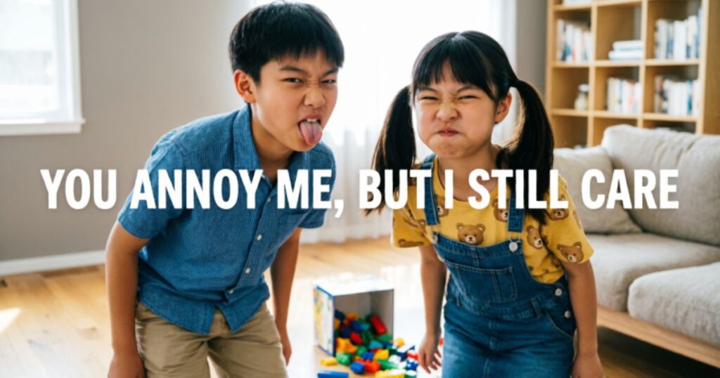 HUMOROUS LINES FOR A BROTHER FROM HIS SISTER
